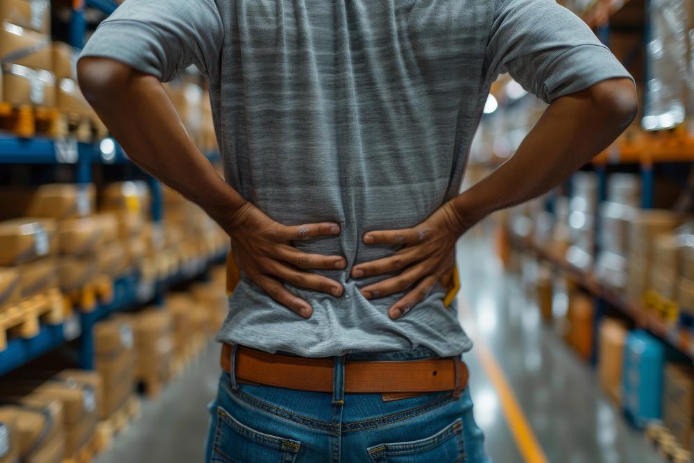 Mann hält sich den Rücken, © AdobeStock